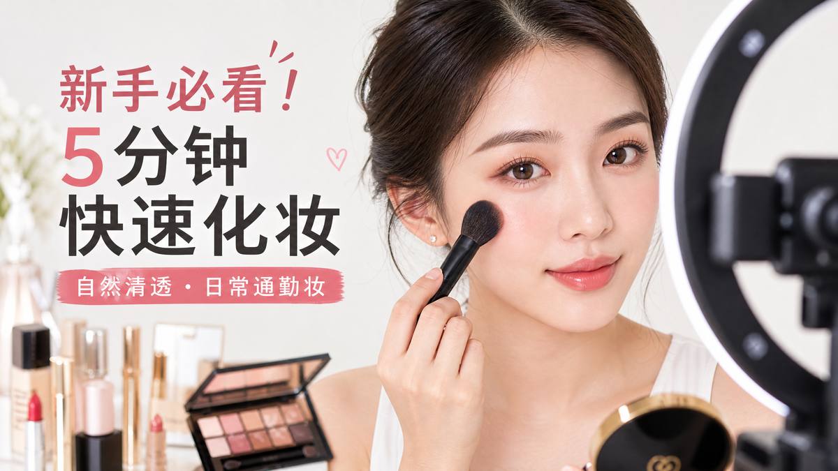 蜜桃传媒美妆视频-5分钟快速化妆视频教程